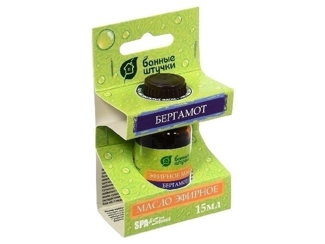 Эфирное масло Бергамот 15 мл Банные штучки 30009